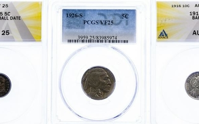 Graded Type Coin Assortment