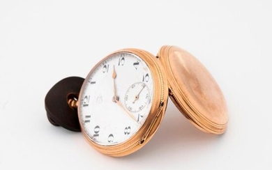 Gusset watch in yellow gold (750).