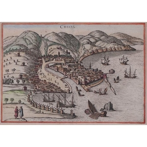 Hand-Colored Engraving After Braun & Hogenberg, View of