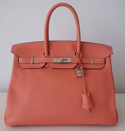 Hermès - Togo Birkin 35 Flamingo Handbag