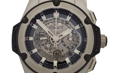 Hublot King Power Unico Chronograph Titanium Automatic Mens Huge Wrist Watch
