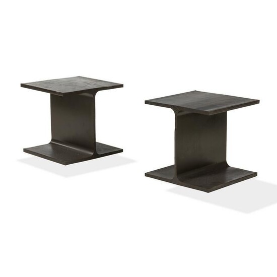 I-Beam Occasional Tables - Pair