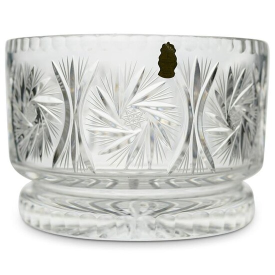 Imperlux Clear Lead Crystal Large Bowl
