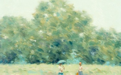 Impressionist Landscape Painting, Andre Gisson.