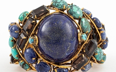 Iradj Moini Lapis & Turquoise Cuff Bracelet