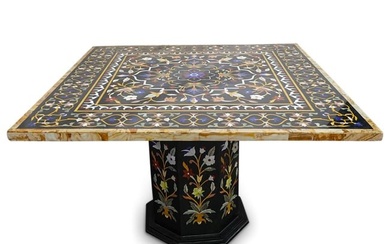 Italian Pietra Dura Square Table