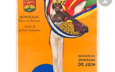 JOSEPH STALL (1874-1933) Foire de Bordeaux coloniale et internationale, deuxième quinzaine de juin, vers 1930...