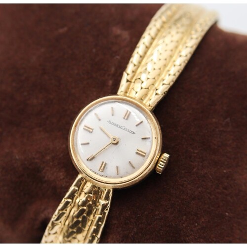 Jaeger Le Coultre Swiss Watch Ladies 18 Carat Yellow Gold Wa...