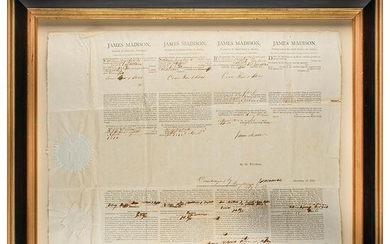 James Madison and James Monroe Document Signed