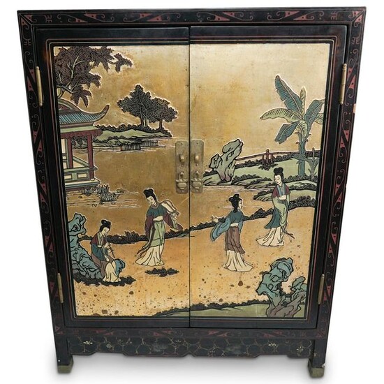 Japanese Lacquered Cabinet