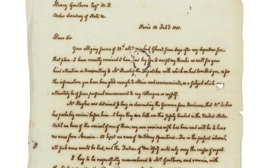 John Quincy Adams Press Copy Letter