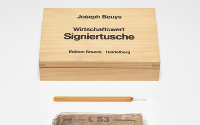 Joseph Beuys, Wirtschaftswert Signiertusche (Economic Value Signature Ink) (S. 469)