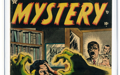 Journey Into Mystery #1 (Marvel, 1952) CGC VG 4.0...