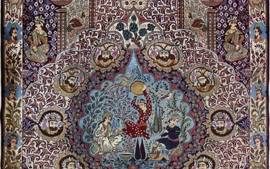 Kashmar Anatolische History Neuwertig Hochland Wolle Fein - Carpet - 394 cm - 305 cm