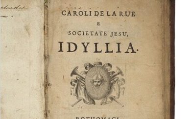 LA RUE Charles de (1643-1725) Idyllia. Rothomagi, typis Maurrianis, in officina