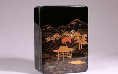 Lacquer ware/Urushi ware - Lacquered wood - Japan - Taishō period (1912-1926)