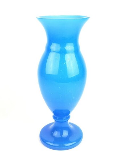 Large Baccarat Opaline Vase