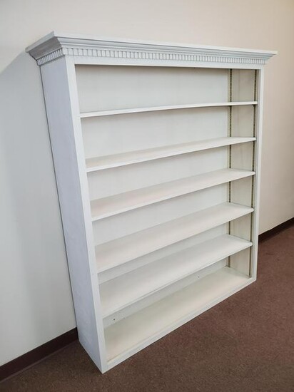 Large White Book Shelf