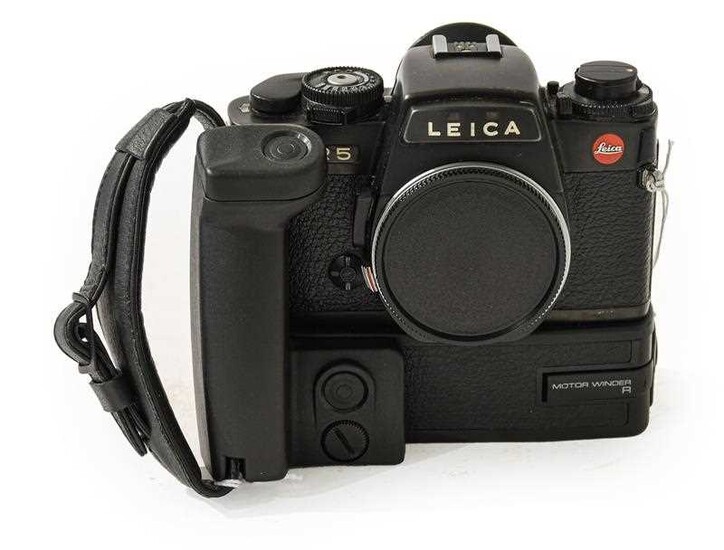 Leica R5 Camera Body Only no.1900006, with motor winder...
