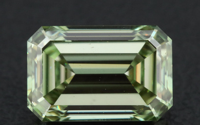 Loose 2.34 CT Lab Grown Fancy Green Diamond