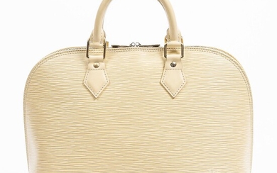 SOLD. Louis Vuitton: "Alma" A bag of light yellow Epi leather with gold tone hardware and two handles. – Bruun Rasmussen Auctioneers of Fine Art