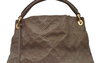 Louis Vuitton Brown Monogram Empreinte Artsy MM Handbag M93447 TR1152