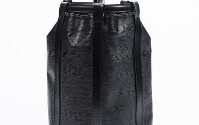 SOLD. Louis Vuitton: "Randonnee" A black shoulder bag of black Epi leather with gold tone hardware and an adjustable shoulder strap. – Bruun Rasmussen Auctioneers of Fine Art