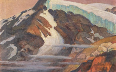 Ludwig von Hofmann: Glacial Valley in the High Mountains