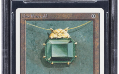 Magic: The Gathering Mox Emerald Unlimited Edition BGS Trading...