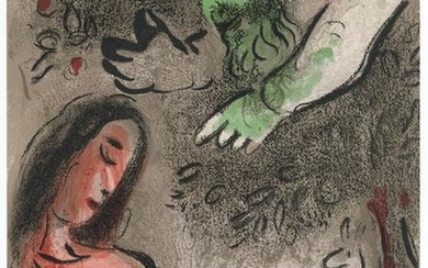 Marc Chagall "Eve incurs God's Displeasure" Bible