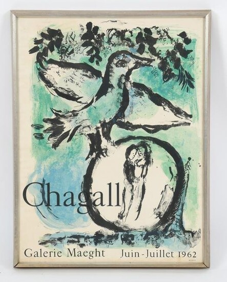Marc Chagall, Galerie Maeght Poster, 1962