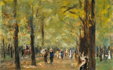 Max Liebermann 1847 – Berlin – 1935 In Tiergarten