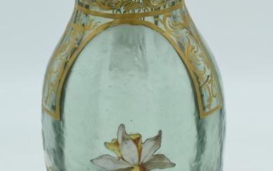 Montjoye François-Théodore Legras - Vase - Acid etched, enameled and gold glass