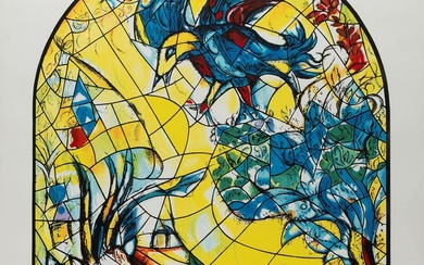 Naphtali (Jerusalem Windows), 1962, Marc Chagall (Lëzna (BLR), 1887 - Saint-Paul-de-Vence (FR), 1985)