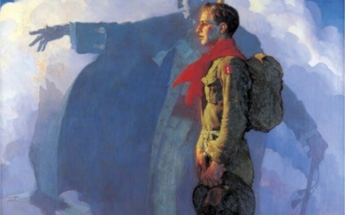 Norman Rockwell "A Scout is Loyal, 1932" Offset Lithograph