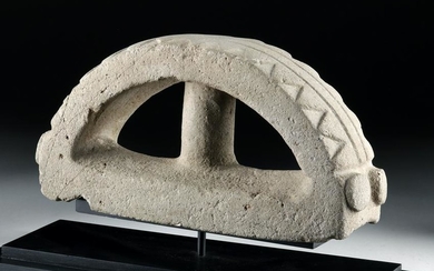 Olmec Stone Manopla Caterpillar Form, ex-Peter Wray