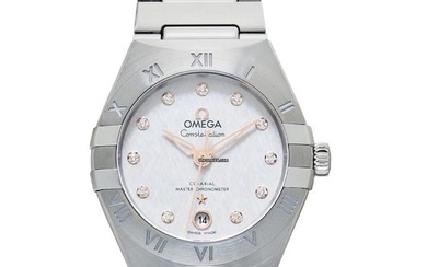 Omega Constellation Ladies 131.10.29.20.52.001 - Constellation Automatic Silver Dial Stainless