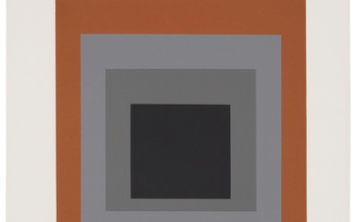 One plate from "Homage to the Square," 1964