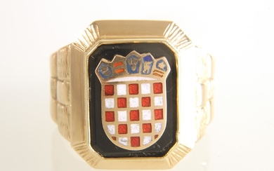 Onyx Ring "Kroatien"