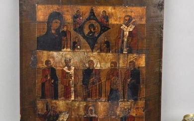 Orthodox Icon, Pigments & Gilt/Wood Panel
