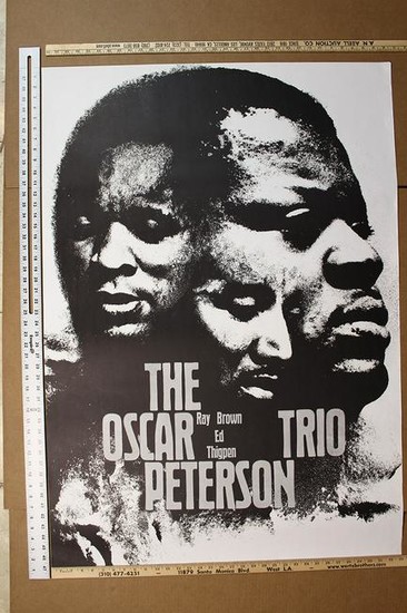 Oscar Peterson Trio (1965) 47.75? x 33? US Music