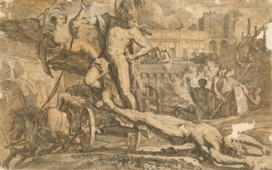PIETRO TESTA "IL LUCCHESINO" (1611 / 1650) "Achilles
