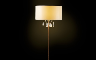 Paavo TYNELL 1890-1973 commissioned floor lamp, Idman 1950s.