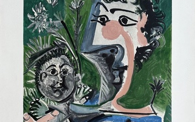 Pablo Picasso (1881-1973) - Mère et enfant