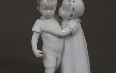 Paire d'enfants "Amour éconduit" - Bing& Gröndahl, 20e siècle, design : Ingeborg Plockross-Irminger (1872 -...