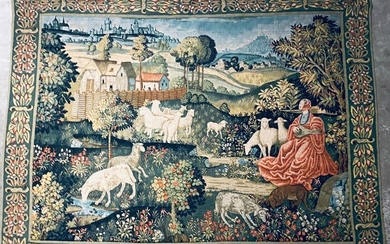 Pastorale scene - Tapestry, Robert Four - Medieval Style