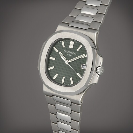 Patek Philippe Nautilus, Reference 5711/1A-014 | A stainless steel wristwatch with date and bracelet | Circa 2021