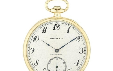 Patek Philippe for Tiffany & Co. 18K Gold Open Face Pocket Watch