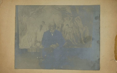[Paul Cézanne (1839-1906)]. Photographie originale ; tirage argentique...