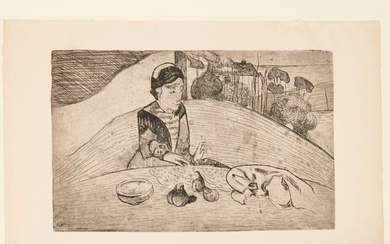 Paul Gauguin, soft-ground etching, 1894